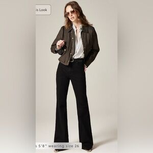 J.Crew Vintage flare jean in black rinse